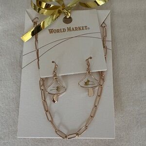 World Market earnings & chain set Great gift